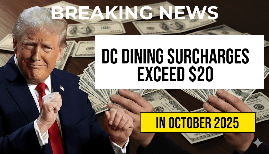 DC Dining Surcharges Exceed $20 Per Check as Wage Regulations Drive Up Costs
