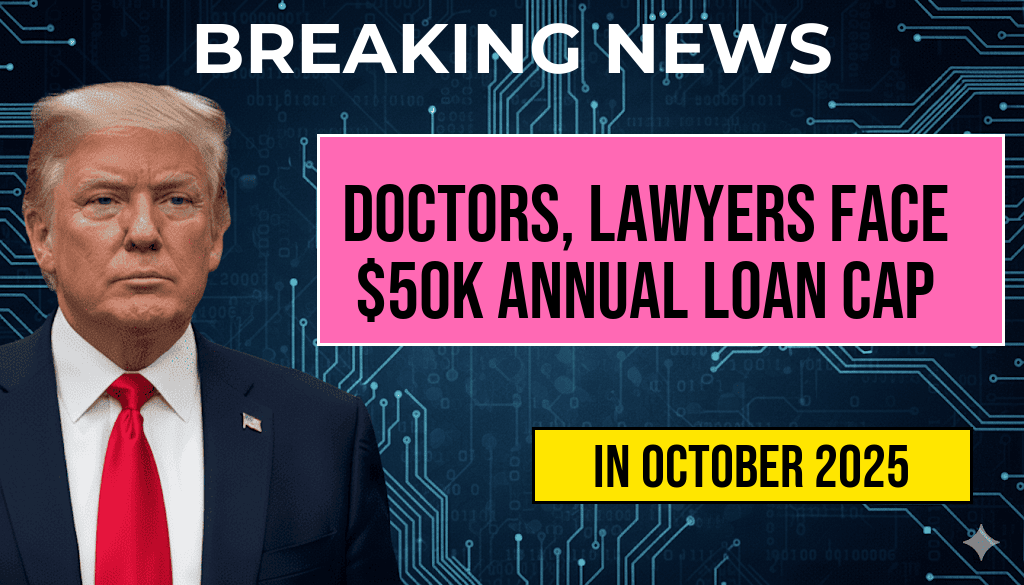 Doctors and Lawyers Face Federal Loan Cap of Fifty Thousand Dollars Annually, Limiting Total to Two Hundred Thousand Dollars by 2026