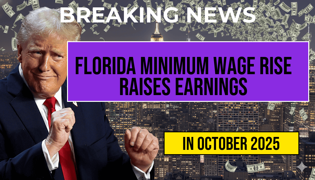 Florida Minimum Wage Increase to $14 Hour Could Boost Full-Time Workers’ Annual Earnings by $2,080
