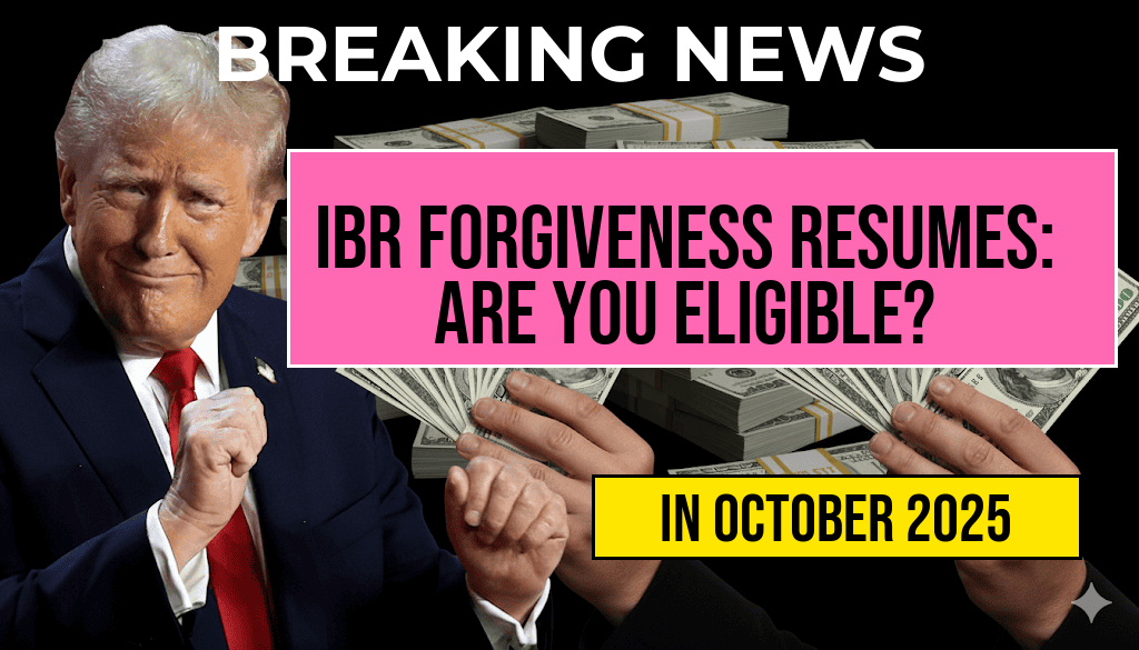 IBR Forgiveness Resumes: Emails Indicate Zero Balances for Long-Term Payers—Could You Be Among the $10,000–$50,000 Forgiven?