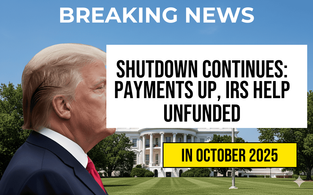 Shutdown Update: Social Security Payments Continue While IRS Help Desks Remain Unfunded