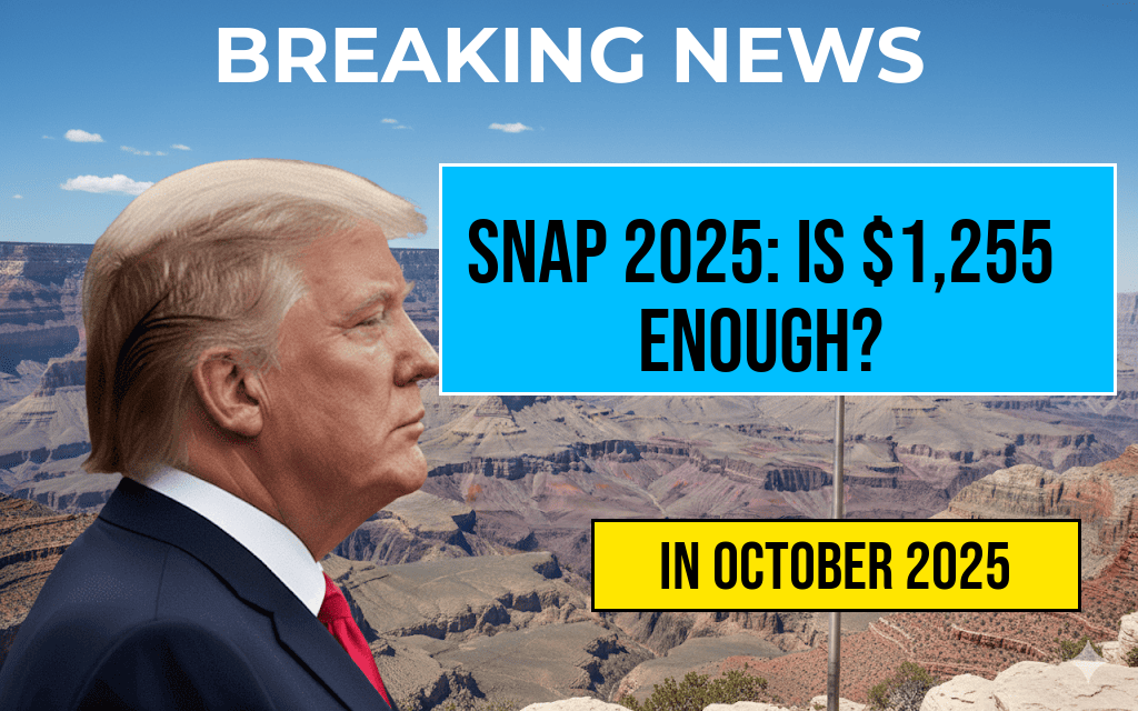 SNAP Eligibility for 2025: Is a Monthly Net Income of $1,255 Sufficient to Cover Food Expenses?